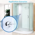 thumbnail image 4 of Shower Room Mixer Hot and Cold Water Mixing Valve G1/2" Mixer Shower Cabin Mixer, 4 of 5