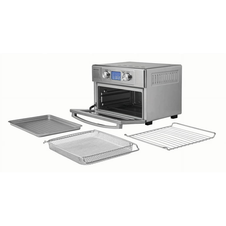Salton Stainless Steel Air Fryer Toaster Oven Silver : Target