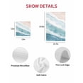 thumbnail image 7 of Ombre Blue Coastal Kitchen Dish Towels for Drying Dishes Set of 2, Summer Ocean Beach Gradient Waves Beige Waffle Weave Microfiber Hand Tea Bathroom Towels Quick Dry & Absorbent Towel 12x12, 7 of 7