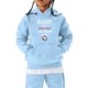 thumbnail image 1 of Gibobby Sudadera con capucha para al fútbol americano, para adolescentes, estilo vintage, para jugadores de rugby, deportes, retro, para niños y niñas(Azul, 4-5 Años), 1 of 3