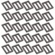 thumbnail image 1 of 100Pcs Mini Fastener Adjustable Slide Buckle Doll Belt Metal Button Tri-Glide Buckle for Diy Doll, 1 of 2
