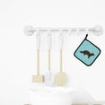 thumbnail image 3 of Caroline's Treasures Sable Marten Blue Check Pair of Pot Holders, 3 of 3