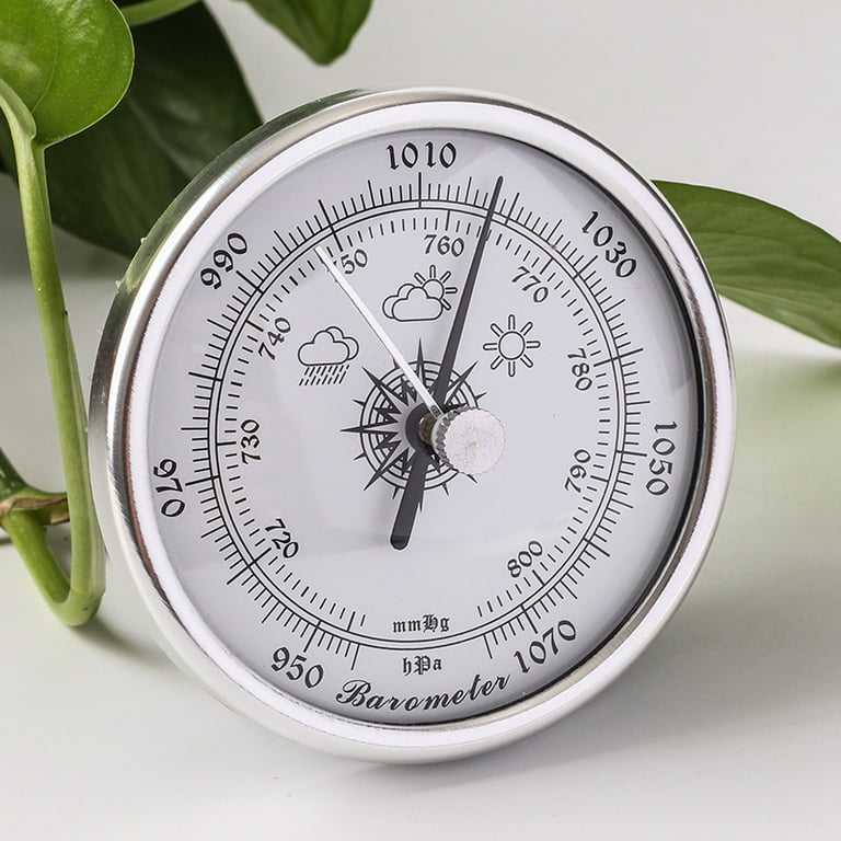 Traditional Weather Barometer Portable Barometer Tool Wall-mounted  Temperature Gauge 