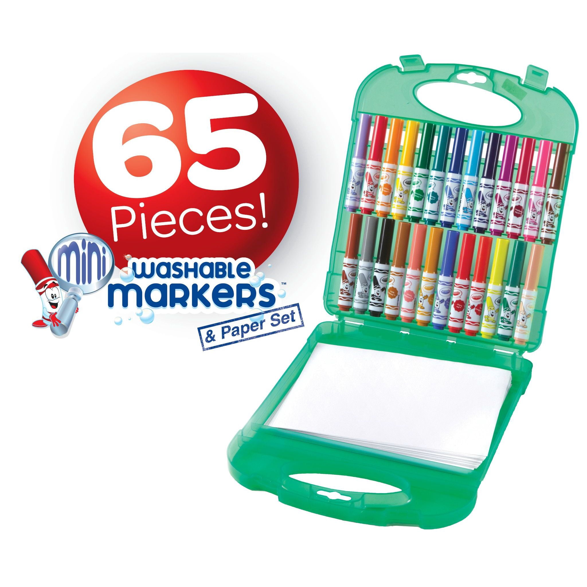 Crayola Pip Squeaks 25 Washable Markers Set, Back to School Essentials, Arts and Craft Supplies, Gift for Teachers and Kids, Ages 4+