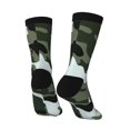 thumbnail image 5 of Women Crew Graphic Print Tube Socks Army Camouflage Pattern Design Ladies Socks, 5 of 7
