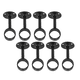thumbnail image 1 of 8pcs Cortinero Bloosom  Negro Soporte Cerrado Negro, 1 of 4