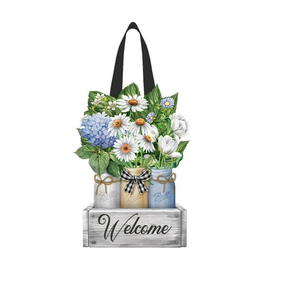 Briarwood Lane Crated Mason Jars Wood Door Hanger