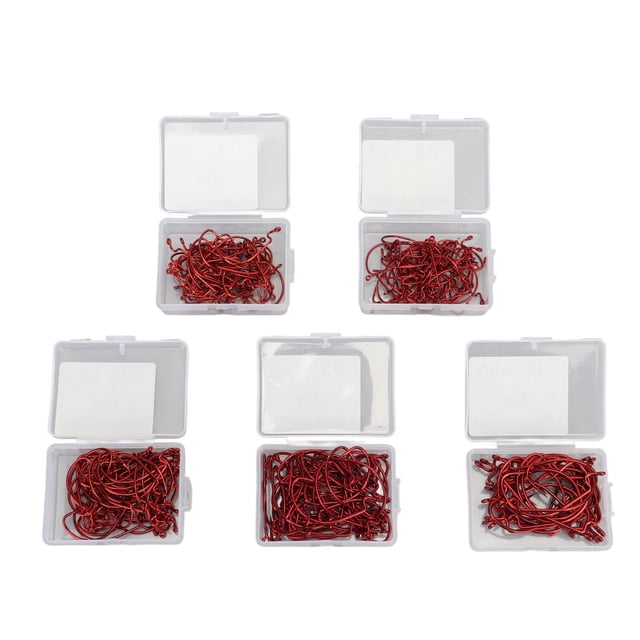 230 Uds anzuelos de gusano de pesca juego de anzuelos de cebo de acero inoxidable con cajas de almacenamiento para pesca en agua salada YUNYI BRAND Deportes