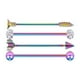 thumbnail image 4 of Barra Industrial Fernando acero inoxidable 4 Piezas Aretes de acero inoxidable, 4 of 7
