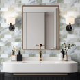 thumbnail image 4 of Azulejos de pared Art3d 30 x 30 cm beige y blanco autoadhesivos, 4 of 9