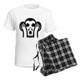 thumbnail image 4 of CafePress - Three Wise Monkeys Kikazaru Hear NO Evil Emoji Paj - Women's Short Sleeve Print T-Shirt and Pants Light Cotton Pajama Set, 4 of 7