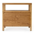 thumbnail image 6 of Butler Specialty Company Celine 2 Drawer Wood Wide Nightstand - Natural, 6 of 7