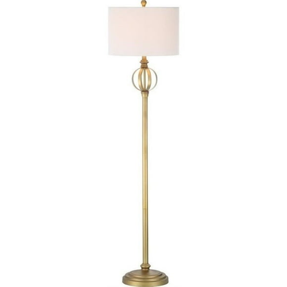 Safavieh Garden Sphere Floor Lamp in Gold and White