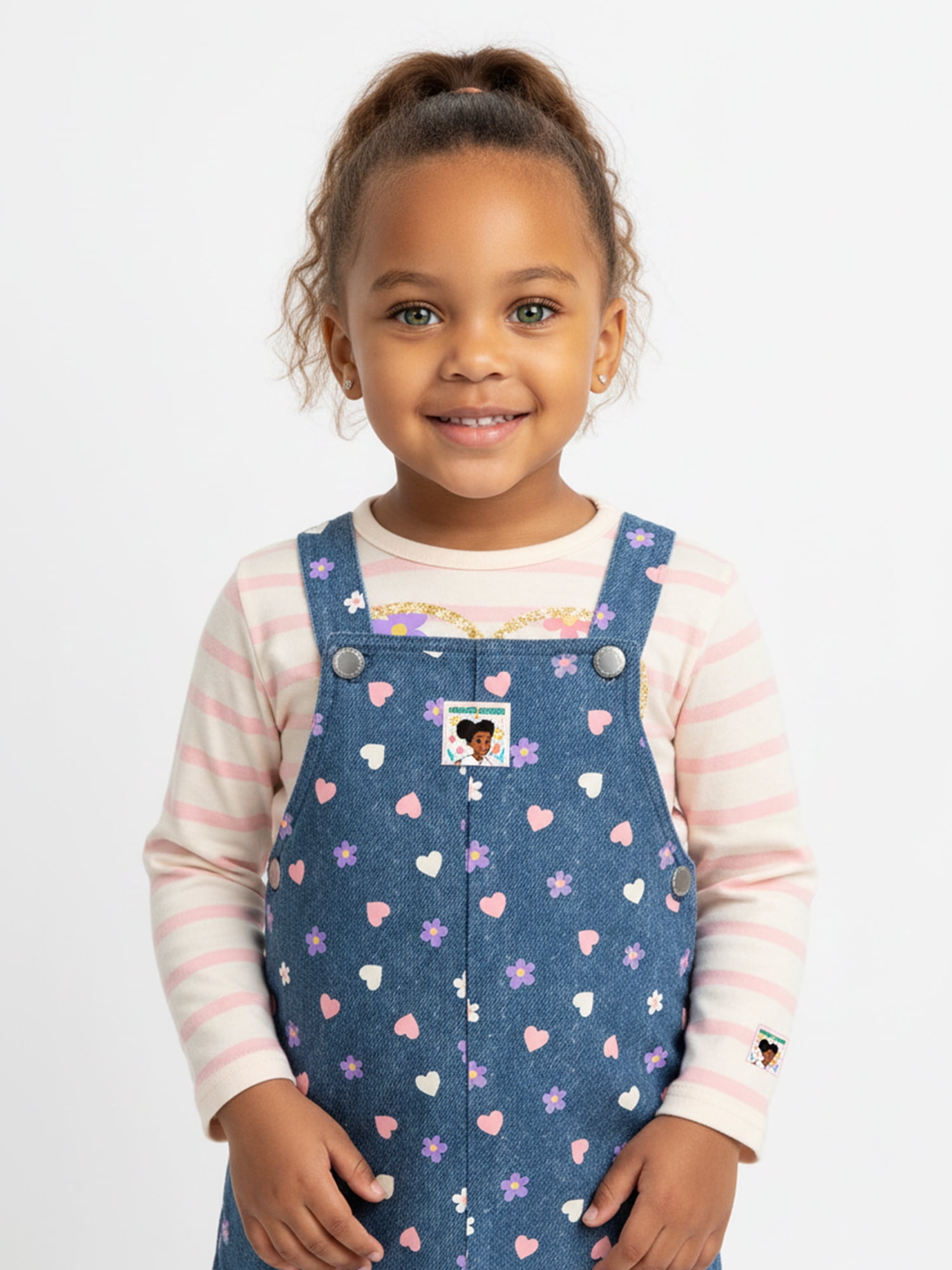 Gracie’s Corner Baby and Toddler Girls Layered Dress Set, 2 Piece, Sizes 12M–5T