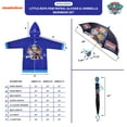 thumbnail image 6 of Kids Umbrella and Slicker Set, Paw Patrol Rainwear Set for Little Boys Ages 6-7, 6 of 7