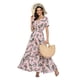 thumbnail image 1 of Vestido vintage con estampado floral Maxi Boho Pale Dogwood 2XL, 1 of 5