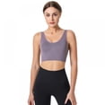 thumbnail image 2 of Women Padded Sports Bra Fitness Workout Running Shirts Yoga Tank Top, 2 of 8