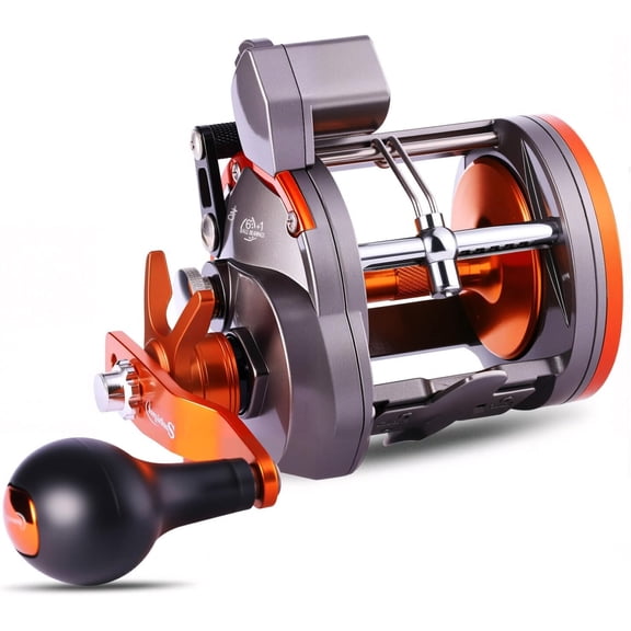 Line Counter Trolling Reel Conventional Level Wind Fishing Reel