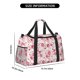 thumbnail image 3 of Easygdp Rose Flowers Bolsa de Gimnasio, Bolsa de Viaje Duffel, Bolsa de Fin de Semana con Compartimentos, Bolsa de Mano para Noche, 3 of 7