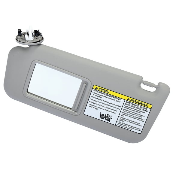 Unique Bargains Front Left Driver Side Car Sun Visor w/ Mirror 74320-42501-B2 for Toyota RAV4 2006-2012 Gray