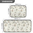 thumbnail image 3 of 2-Piece Kitchen Mat Set Non Slip Washable Floor Mats Decorative Rugs for Kitchen Sink Laundry Vintage Pastel Colors Floral, 3 of 7