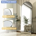 BEAUTYPEAK 64"x21" Full Length Mirror Arched Standing Floor Mirror Full