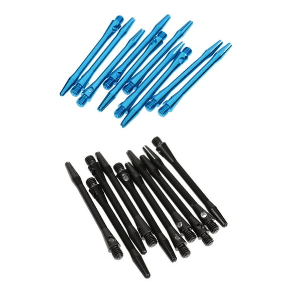 Paquete De 20 Piezas De Aleación De Aluminio Anodizado Medium Darts Kit De Reemplazo 2BA 4.5mm Rosca Dart Tallos Soledad Ejes de dardos de aluminio