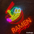 thumbnail image 2 of Craftnamesign Ramen Neon Signs, Ramen Restaurant Decor, Ramen LED Signs, 2 of 4
