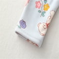 thumbnail image 6 of Gpaecead Baby Thermal Underwear Set For Boys Girls Floral Print Thick Winter Outfits Set Baby Clothes Warm Milk Silk Two-Piece Set Blue, 6 of 9