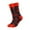 Black, variant on His and Hers Matching Valentine Heart Lips Cotton Crew Socks Funny Novelty Couple Socks