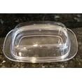 thumbnail image 2 of Handy Housewares Large Double-Wide Clear Acrylic Butter Serving Storage Dish with Lid, 2 of 5