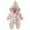 A-Pink393, variant on JAJAHO Winter Baby Girl Snowsuits Romper Toddler Warm Thickened Padded Hooded Jumpsuit Ankle-Tied Front Zipper Onesie Insulated Stylish One-Pieces
