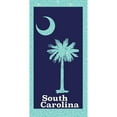 thumbnail image 1 of Beach Towel Oversize Bath Beach Pool Towels Cotton Velour Size 30x60, Carolina, Size: One Size, Island Gear, 1 of 1