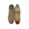 thumbnail image 4 of Mens Cream Gold Handmade Shoes Sherwani Shoes Achkan Shoes Etnic Mojri Khussa Jutti US 7 / EURO 39, 4 of 5