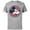 Athletic Heather, variant on Disney Mickey Mouse Red White and Blue Retro Americana - Short Sleeve Cotton T-Shirt for Adults - Customized-Athletic Heather