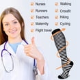 thumbnail image 5 of 6 Pairs Copper Compression Socks for Women & Men Circulation 15-20 mmhg - Better Blood Flow, Swelling, Best Support for Medical, Running, Nursing, 5 of 7