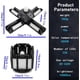 thumbnail image 4 of LED garage light, LED garage lighting, adjustable workshop ceiling light, E27 6000K lighting, with multiple adjustable panels, 15000 lumens, garage wo, 4 of 4