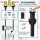 thumbnail image 4 of Juego de centro Faucet Ifaucet Gold Brushed de 2 manijas, 4 pulgadas, 4 of 7