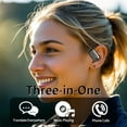 thumbnail image 2 of Olilia 3-in-1 AI Real-Time Language Translation Earbuds: 144 Languages & Accents Translation Device Earphones,Two-Way Translating,Long Battery Life, Ideal for Travel, Study, & Business - Black, 2 of 10