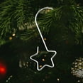 thumbnail image 4 of Luoshdecor 20PCS Mini Star Hooks,Metal Christmas Small Decorative Storage Hooks for Xmas Tree Jewelry, Keys Supplies 1.97 in, 4 of 5