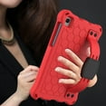 thumbnail image 4 of Kids Case for Samsung Galaxy Tab A7 Lite 2021 8.7 inch T220 / T225, EVA Cover with Soft Portable Wristband Shockproof Heavy Duty Protection Durable Encasing,with Shoulder Strap,Red, 4 of 5