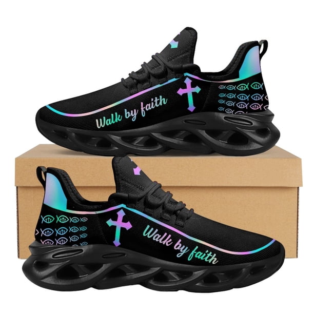 Zapatillas de deporte de malla para mujer, tendencia , ligeras, cómodas, con plataforma y cordones, resistentes al desgaste.