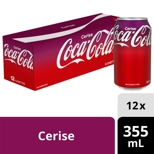 Coca-Cola Cherry Cans, 355mL, 12 Pack, 355 mL - Walmart.ca