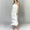 White, variant on Women's 2025 Summer Maxi Dress Halter Neck Evening Dress Fashion Fringe Backless Slit Over The Knee Dresses