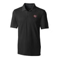 thumbnail image 2 of Men's Cutter & Buck  Black Oklahoma Sooners Vault Forge Stretch Polo, 2 of 3