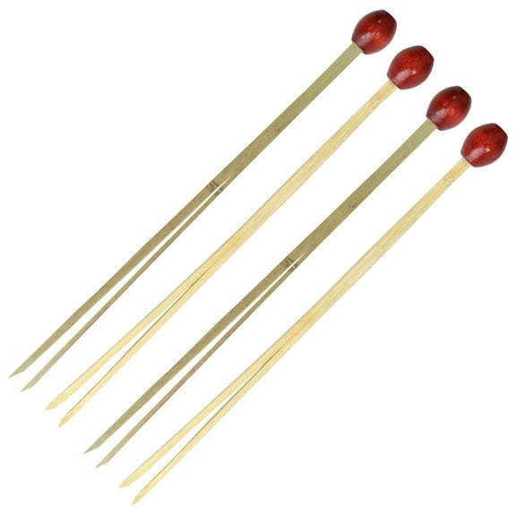 Decorative 3.5" Brown Ball Double Picks - 1,000 Pieces