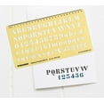 thumbnail image 2 of Traceease Alphabet Lettering Template Drafting Tools English Letter Alphabets Stencil, 2 of 6