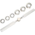 thumbnail image 1 of Watch Back Case Cover Opener Remover Wrench Dies Repair Tool Kit for Rolex Oyster, Sliver, 1 of 5