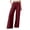 Wine, variant on COMVALUE Wide Leg Dress Pants for Women High Waisted Trousers Business Casual Button Flowy Pant (Army Green, L)