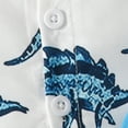 thumbnail image 5 of Baby Boy Outfit Clothes Kid Summer Cotton Elastic Printed Short Sleeved Training 18-24 Months 2t 3t 4t 5t 6t T-shirt Tops Shorts 2PCS Set T Shirt Two Piece 2, 5 of 6
